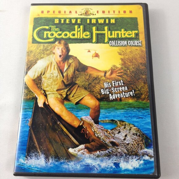 Steve Irwin-The Crocodile Hunter Collision Course-Special Edition-2002-DVD-Used - Picture 1 of 3